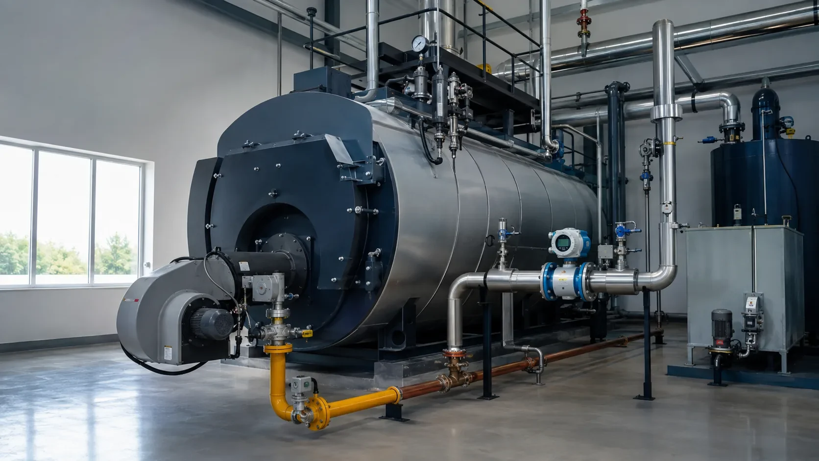 Brennstoffverbrauch des Dampfkessels und Berechnung der Kosten für 1 Tonne Dampf